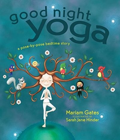 Book cover for Good Night Yoga as an example of preschool books