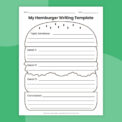Free Printable Hamburger Writing Graphic Organizer - We Are Teachers