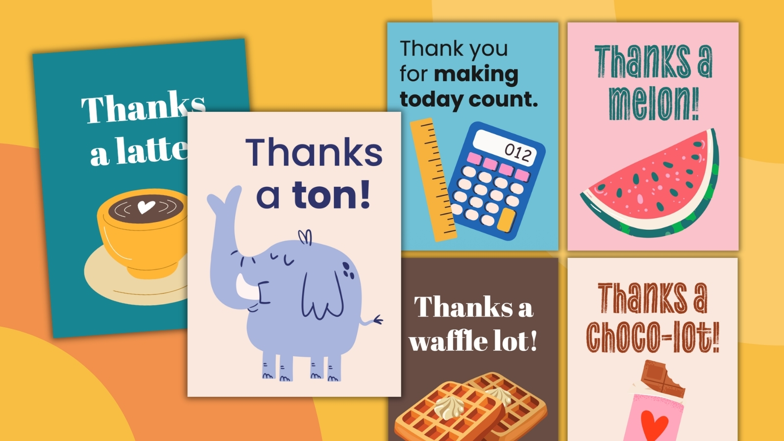 ١٥ بطاقة شكر  
جاهزة للطباعة مجانًا — من المعلمين إلى طلابهم