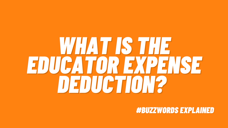 what is the educator expense deduction