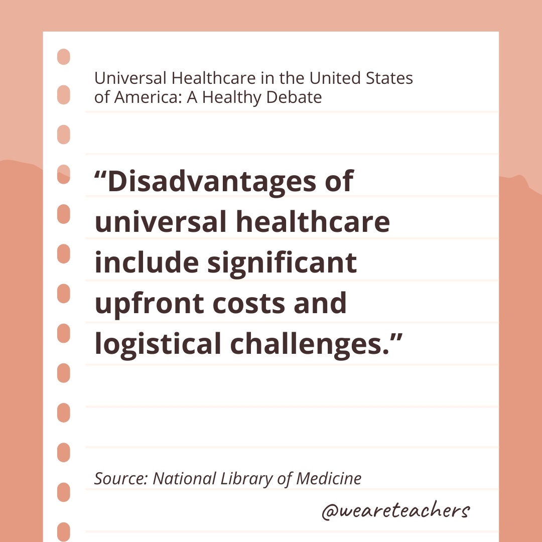 Universal Healthcare in the United States of America: A Healthy Debate