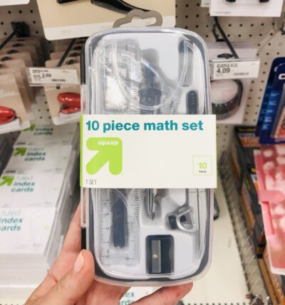 10 piece math set from Target