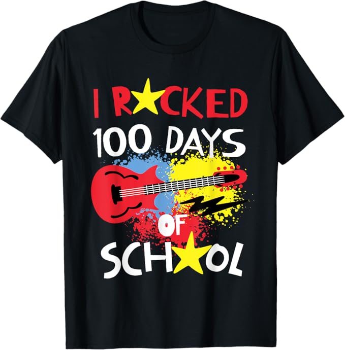 Shirt reading I Rocked 100 Days of School 