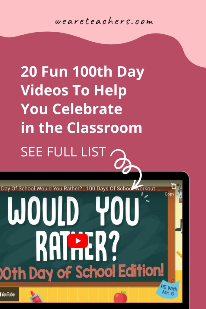Looking for ways to celebrate this important milestone in the school year? Check out our list of great 100th day videos for kids!