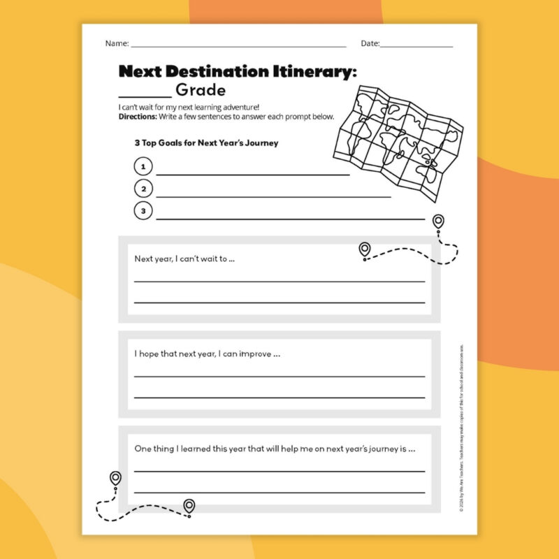 1 printable image from the end of the year memory printable