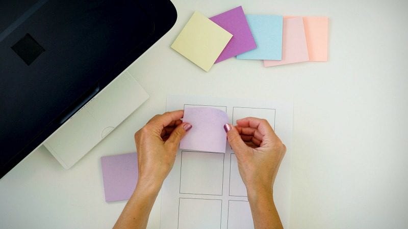 Printing on Post-its How-To, Plus Free Templates for Teachers