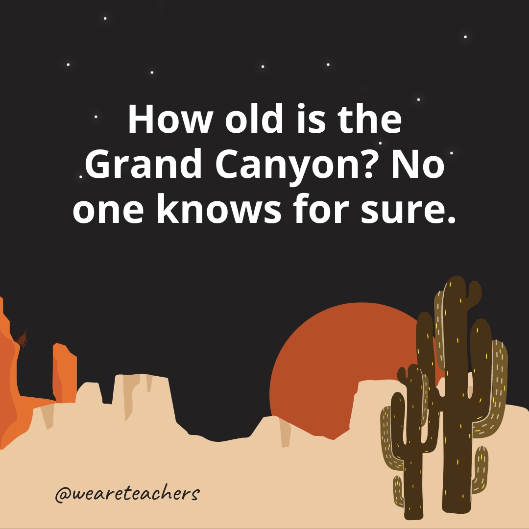 How old is the Grand Canyon? No one knows for sure.