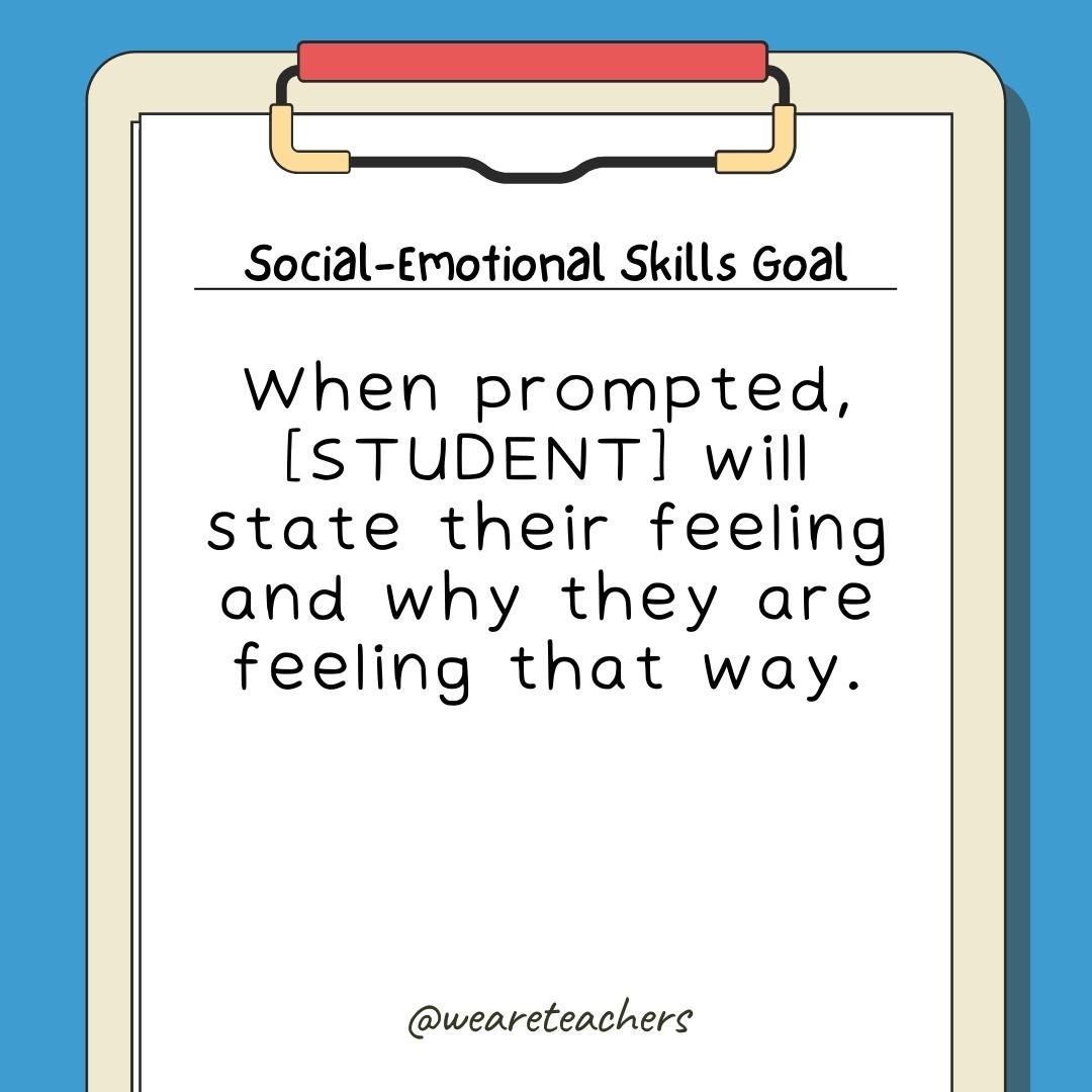 Social-Emotional Skills Goal Bank