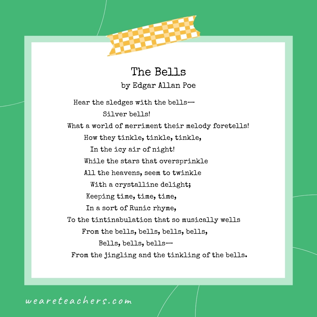 The Bells by Edgar Allan Poe