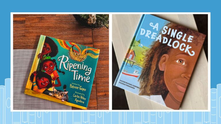 Photos of Caribbean children's books