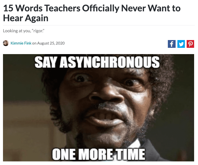 15 words that teachers never want to hear again header