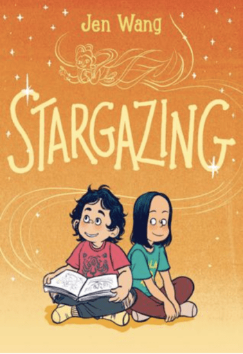 Book cover of Stargazing--one of our fave great middle school graphic novels!