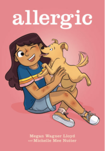 Book cover of Allergic--one of our top middle school graphic novels