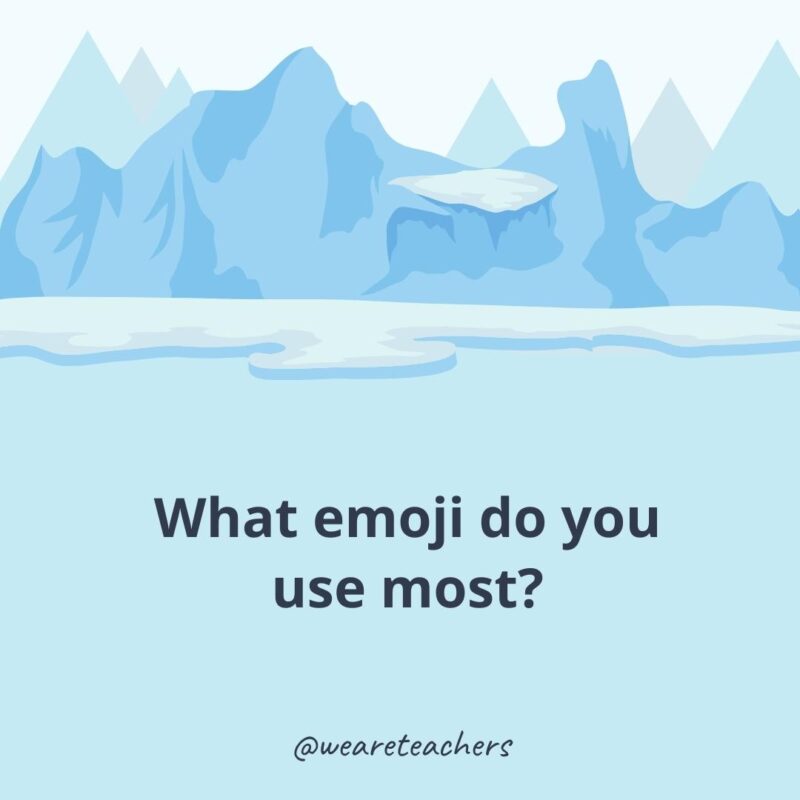 What emoji do you use most?