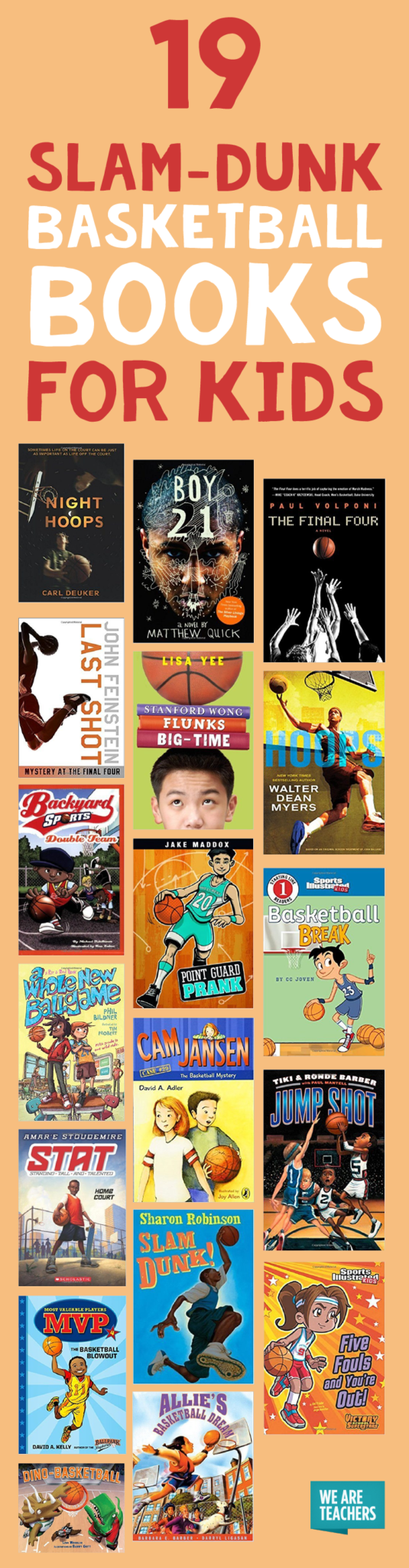 19 slam-dunk basketball books for kids