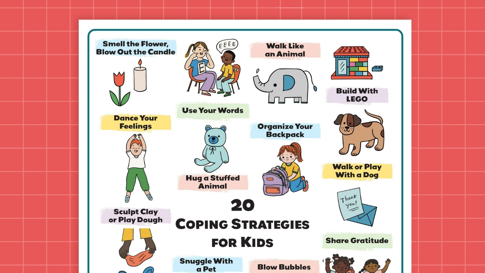 Free Coping Strategies for Kids Posters Free Coping Strategies for Kids Posters