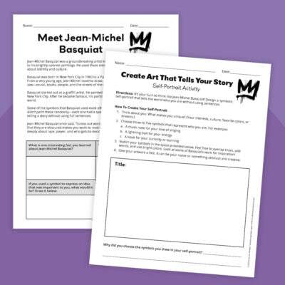 Learn All About Artist Jean-Michel Basquiat (Free Printables) - We Are ...
