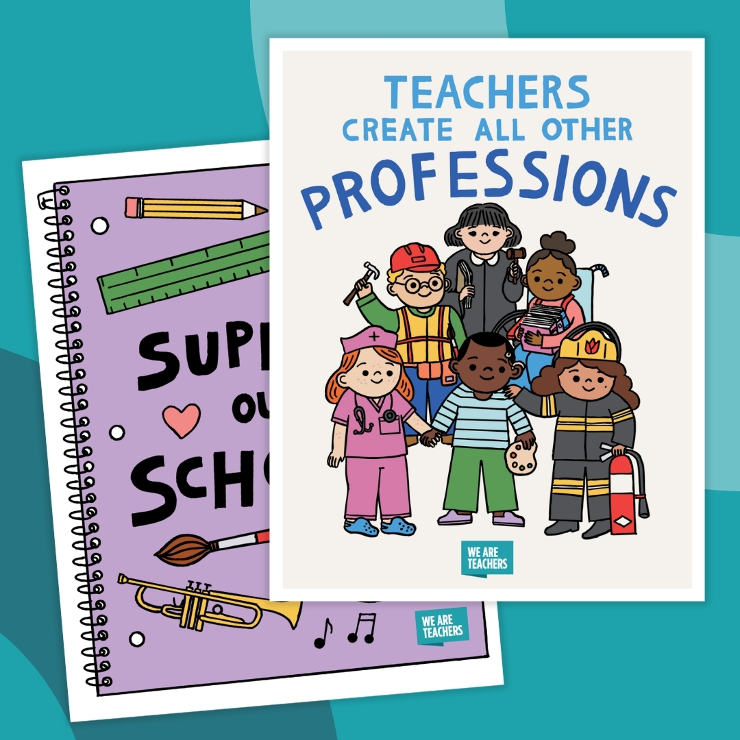 teacher-poster-1 teacher appreciation poster with text teachers create all other professions