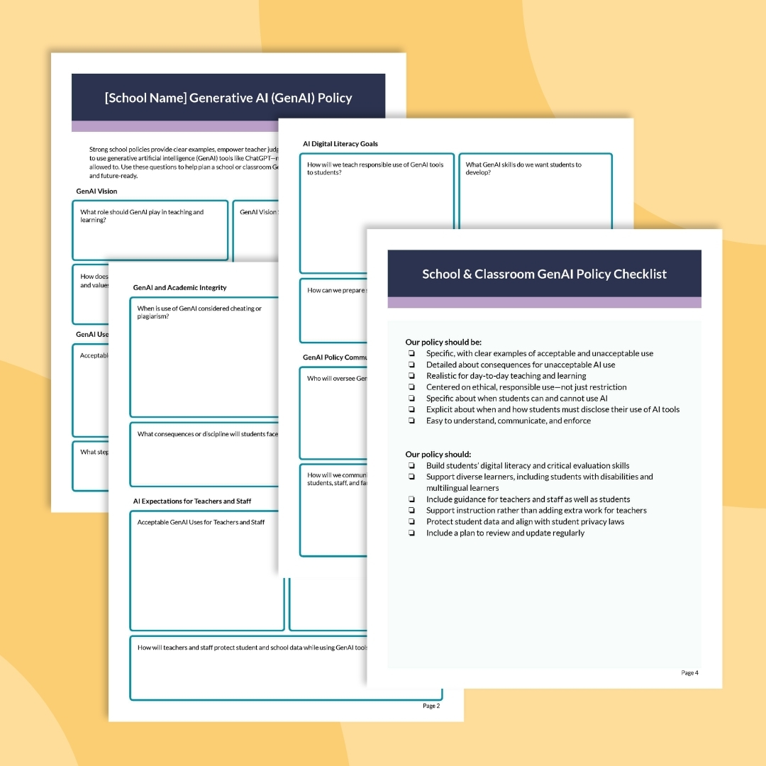 AI Policies for Schools an image of example AI policies for schools