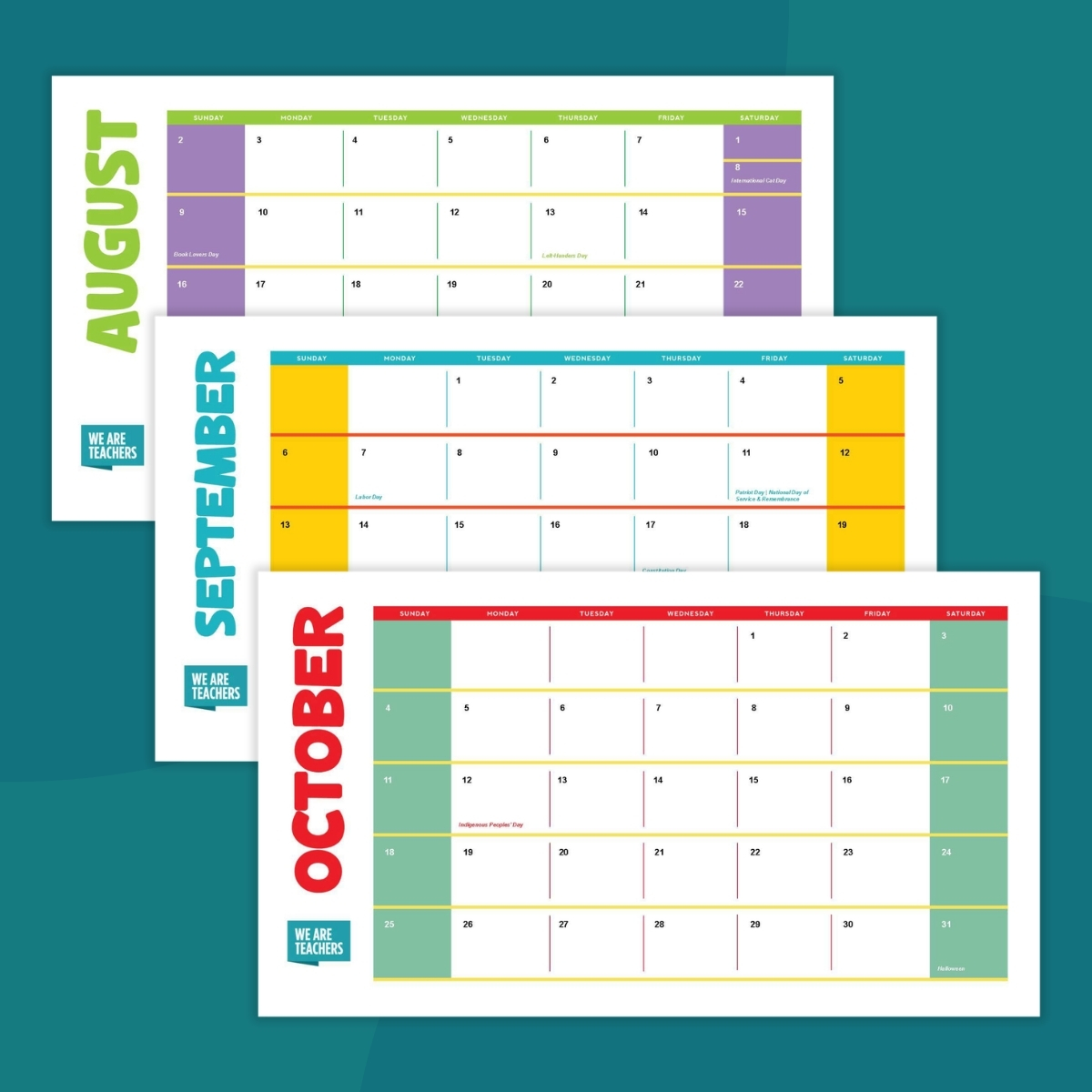 School Holidays an image of a printable calendar that includes school holidays