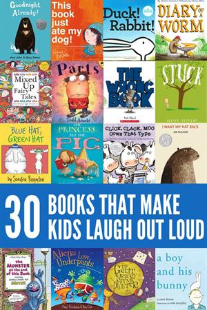 30 funny books for kids