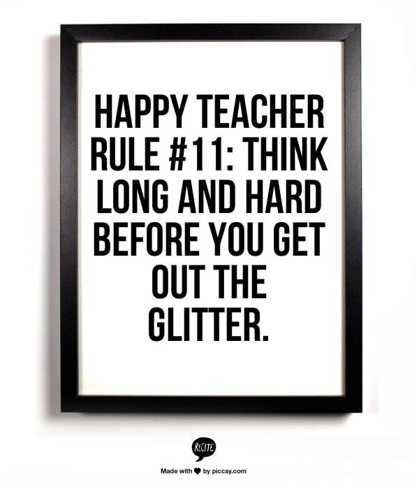 Quotes on glitter for students