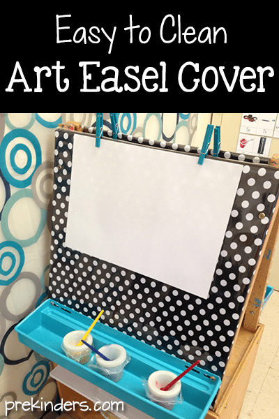 Easy to clean art easel cover