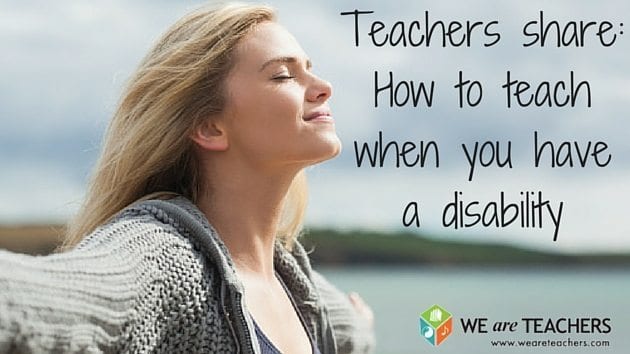 How to teach when you have a disability