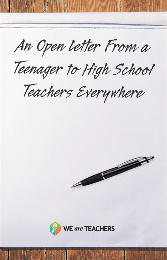 Letter to HS Teachers_Pin