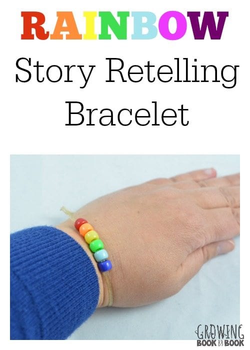 Child's hand wearing a beaded bracelet, as an example of tips for pre-K teachers