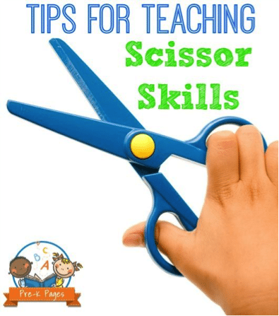 Tips for teaching scissor skills