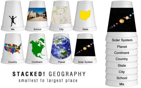 Stacked geography