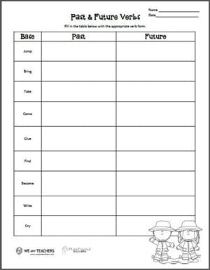 Verb Tenses preview