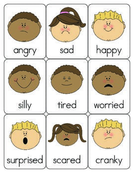 cards that show children showing emotion