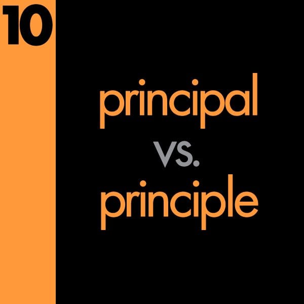 Principal vs Principle Grammar Mistake