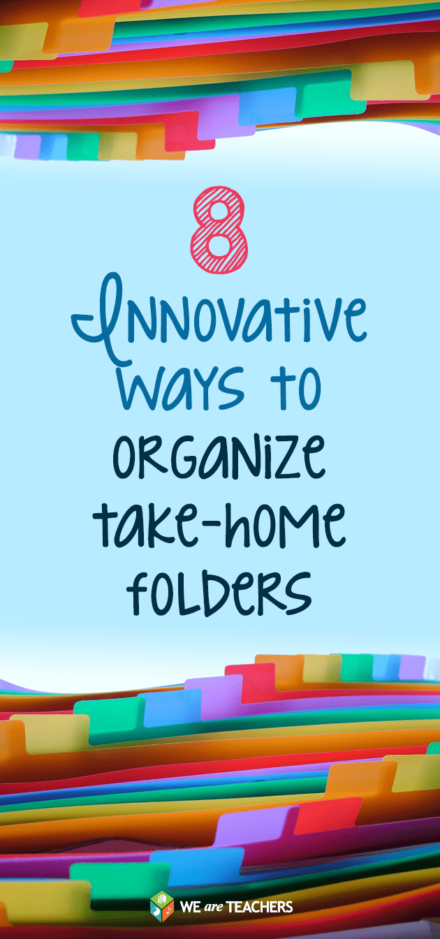 8 innovative ways to organize take-home folders