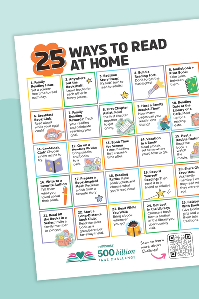 25 Ways to Read at Home
