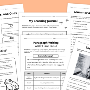Moving Up Worksheet and Activity Bundle: 2nd Grade