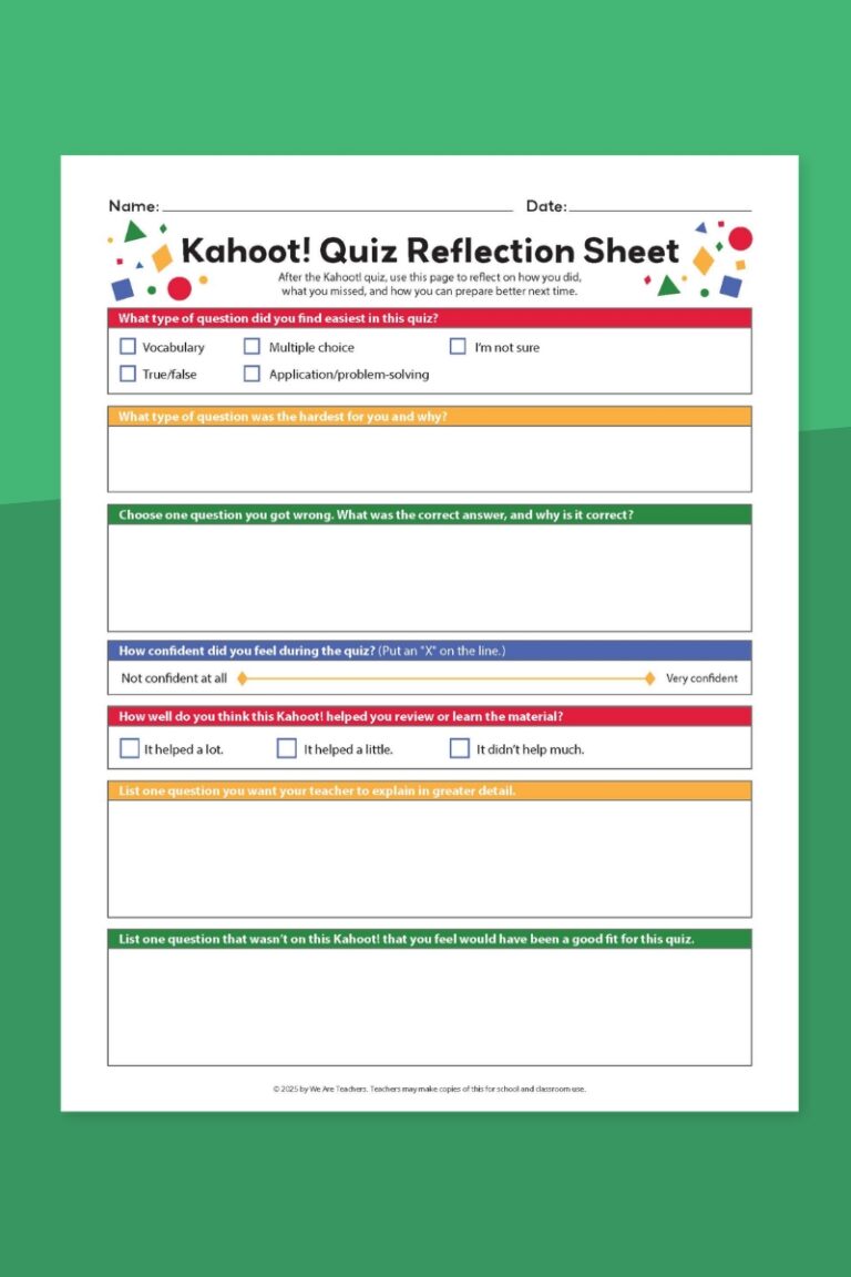 These Free Kahoot! Worksheets Boost Your Class Review Game