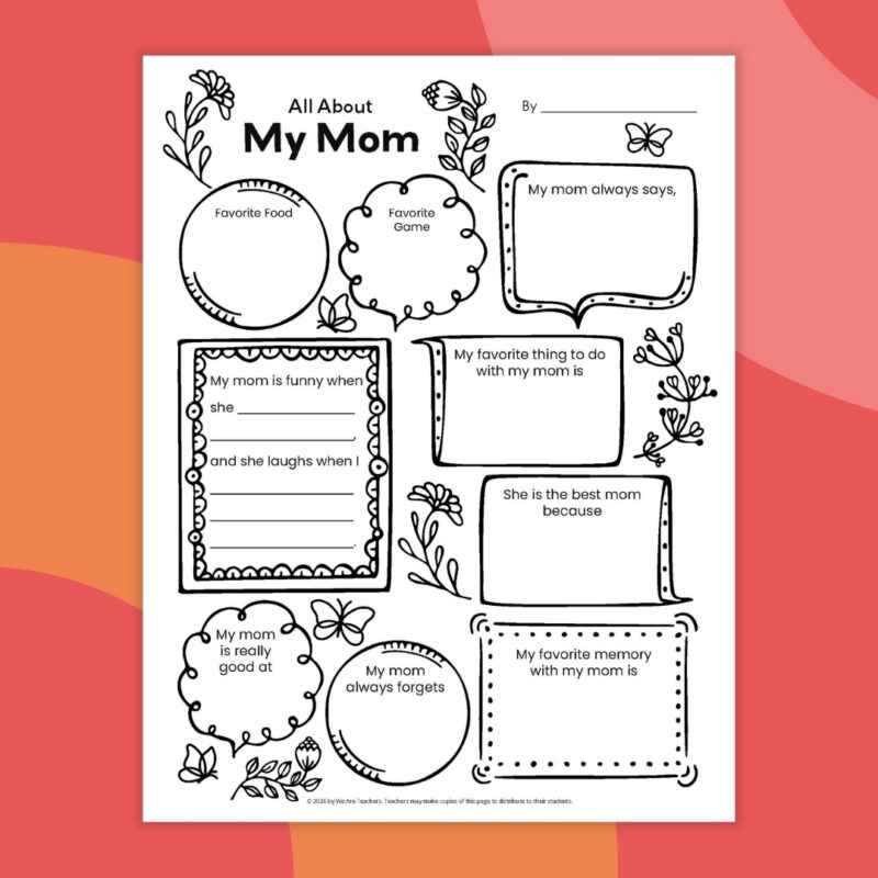one printable image for Mother's Day