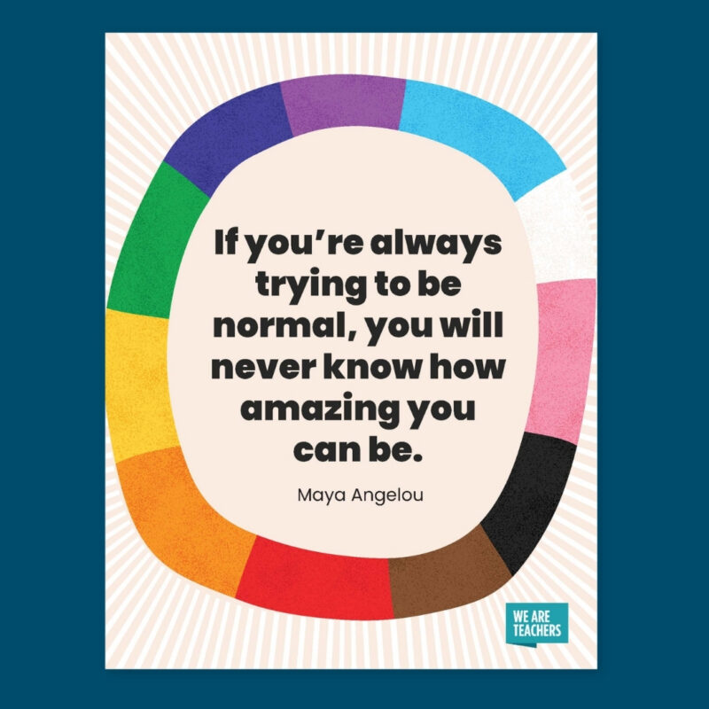 a printable Pride Month poster example