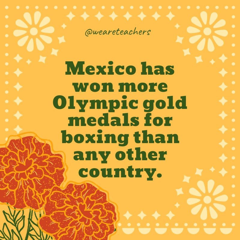 Mexico has won more Olympic gold medals for boxing than any other country.