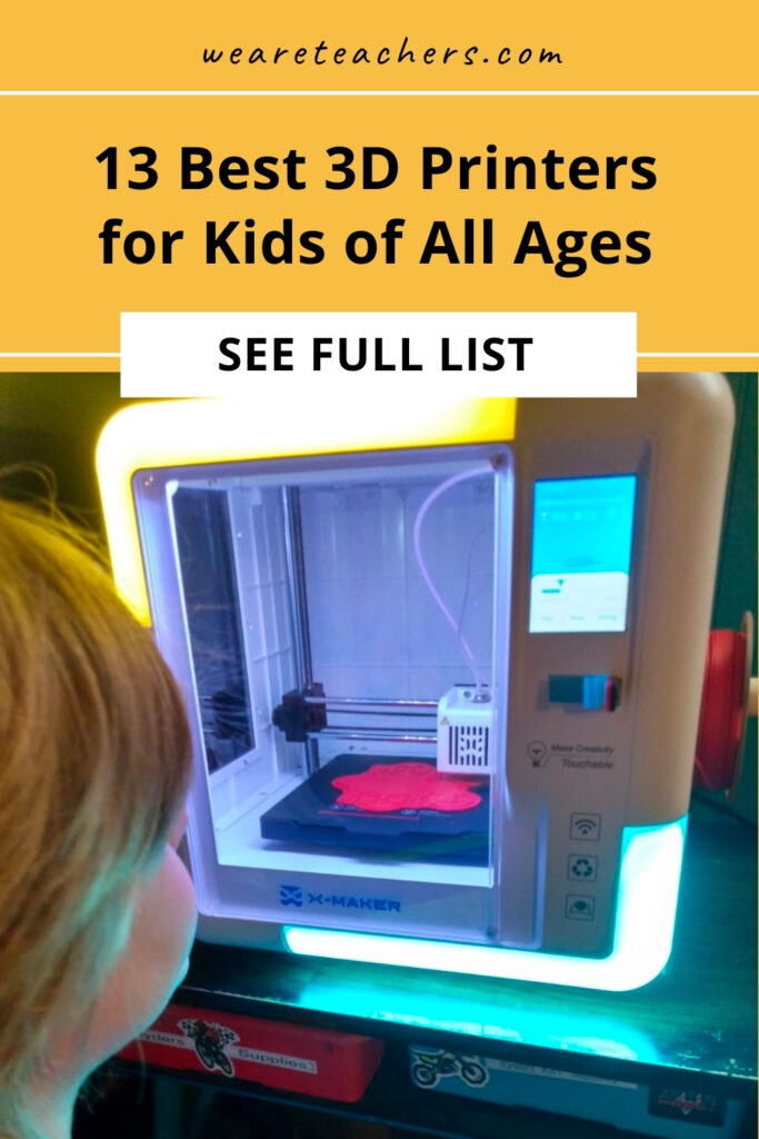 This list of 3D printers for kids has options for the classroom and home as well as the best value for your budget!