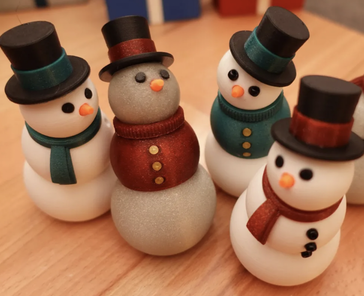 Snowman fidget toy- 3D printing ideas