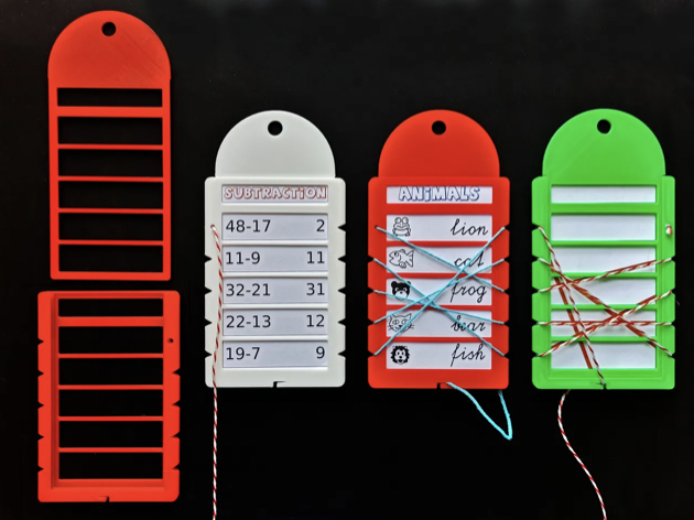 3d printed matching game