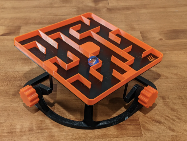 3d printed marble maze
