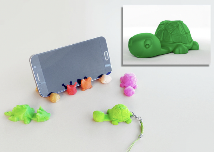 Dino Phone Holder 3D model 3D printable