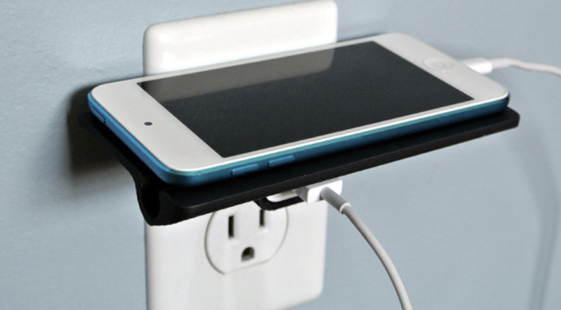 Wall phone holder