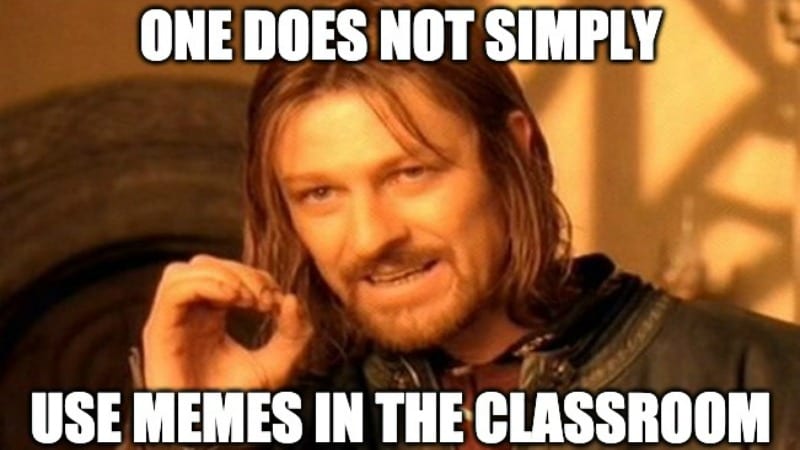 memes in the classroom