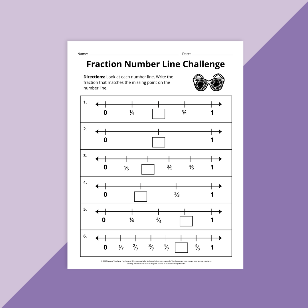 Image of a worksheet reviewing 3rd grade math skills.
